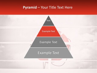 A Life Preserver In The Middle Of A Boxing Ring PowerPoint Template