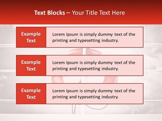 A Life Preserver In The Middle Of A Boxing Ring PowerPoint Template