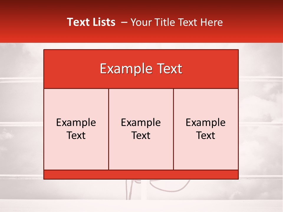 A Life Preserver In The Middle Of A Boxing Ring PowerPoint Template