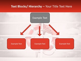 A Life Preserver In The Middle Of A Boxing Ring PowerPoint Template