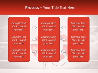 A Life Preserver In The Middle Of A Boxing Ring PowerPoint Template