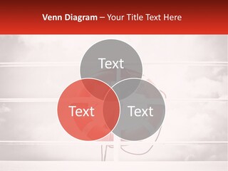 A Life Preserver In The Middle Of A Boxing Ring PowerPoint Template