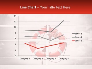 A Life Preserver In The Middle Of A Boxing Ring PowerPoint Template