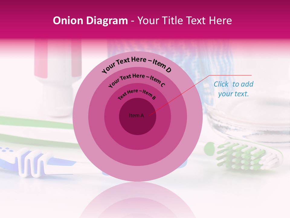 A Couple Of Toothbrushes Sitting On Top Of A Table PowerPoint Template