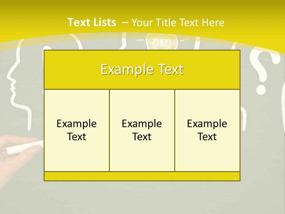 A Person Drawing A Light Bulb On A Blackboard PowerPoint Template