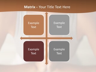 A Woman Sitting In A Yoga Position With Her Hands Together PowerPoint Template