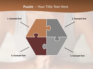 A Woman Sitting In A Yoga Position With Her Hands Together PowerPoint Template