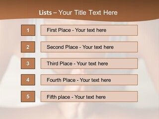 A Woman Sitting In A Yoga Position With Her Hands Together PowerPoint Template