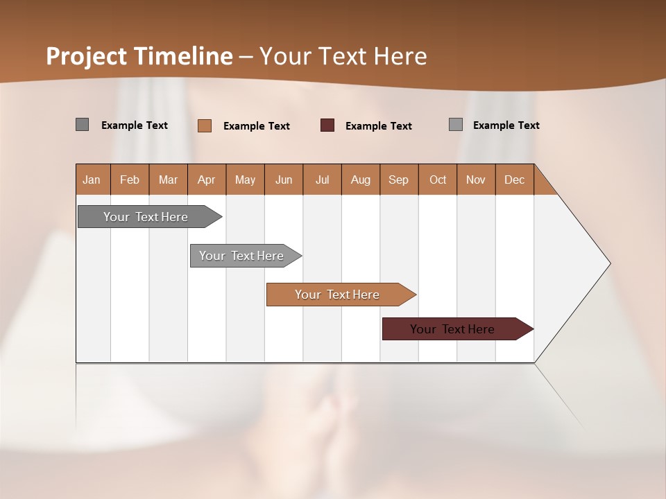 A Woman Sitting In A Yoga Position With Her Hands Together PowerPoint Template