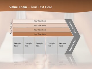 A Woman Sitting In A Yoga Position With Her Hands Together PowerPoint Template