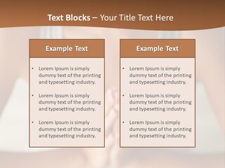A Woman Sitting In A Yoga Position With Her Hands Together PowerPoint Template