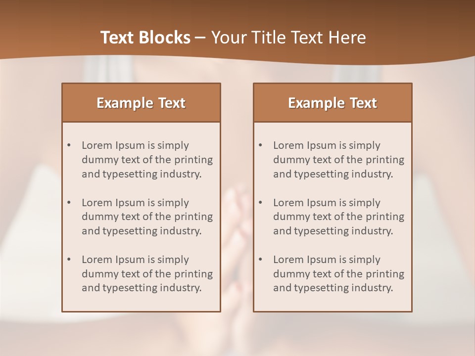 A Woman Sitting In A Yoga Position With Her Hands Together PowerPoint Template