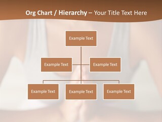 A Woman Sitting In A Yoga Position With Her Hands Together PowerPoint Template