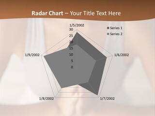 A Woman Sitting In A Yoga Position With Her Hands Together PowerPoint Template