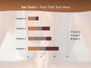 A Woman Sitting In A Yoga Position With Her Hands Together PowerPoint Template