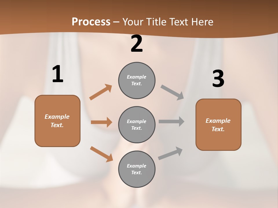 A Woman Sitting In A Yoga Position With Her Hands Together PowerPoint Template