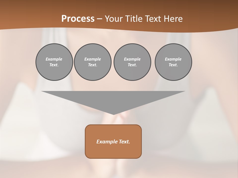 A Woman Sitting In A Yoga Position With Her Hands Together PowerPoint Template