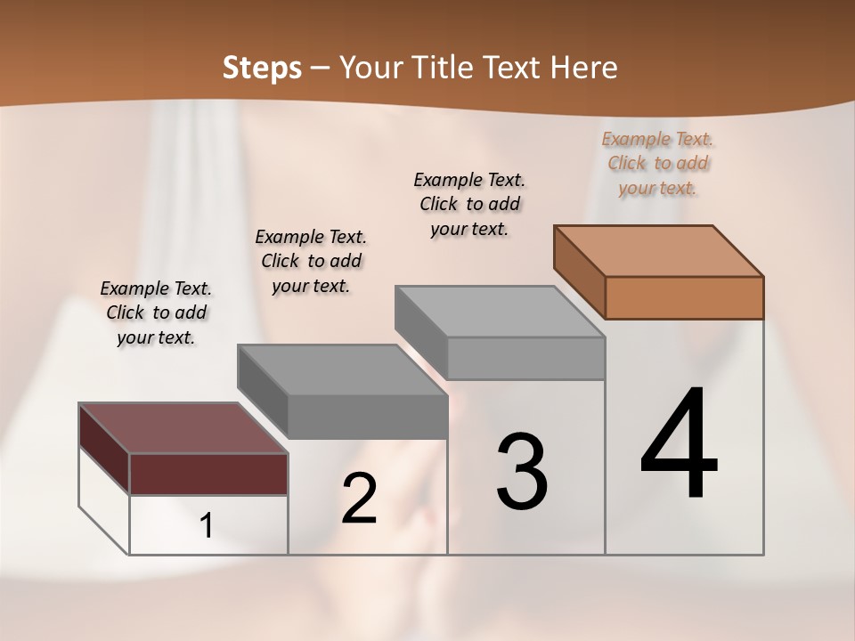 A Woman Sitting In A Yoga Position With Her Hands Together PowerPoint Template