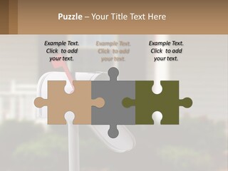 A Mailbox With A Red Arrow Sticking Out Of It PowerPoint Template