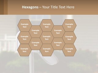 A Mailbox With A Red Arrow Sticking Out Of It PowerPoint Template