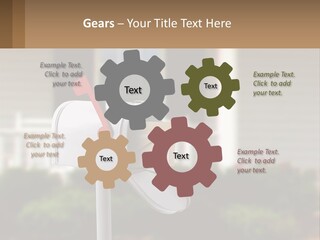 A Mailbox With A Red Arrow Sticking Out Of It PowerPoint Template