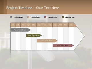 A Mailbox With A Red Arrow Sticking Out Of It PowerPoint Template