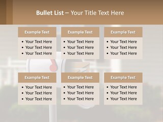 A Mailbox With A Red Arrow Sticking Out Of It PowerPoint Template