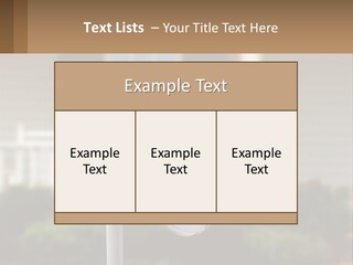 A Mailbox With A Red Arrow Sticking Out Of It PowerPoint Template