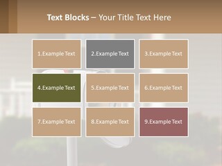 A Mailbox With A Red Arrow Sticking Out Of It PowerPoint Template