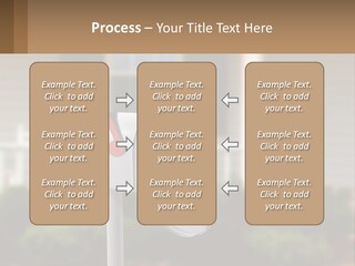 A Mailbox With A Red Arrow Sticking Out Of It PowerPoint Template