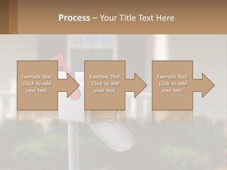 A Mailbox With A Red Arrow Sticking Out Of It PowerPoint Template
