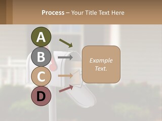 A Mailbox With A Red Arrow Sticking Out Of It PowerPoint Template