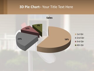 A Mailbox With A Red Arrow Sticking Out Of It PowerPoint Template