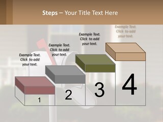 A Mailbox With A Red Arrow Sticking Out Of It PowerPoint Template