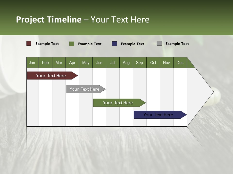 A Bunch Of Pills Sitting On Top Of A Wooden Table PowerPoint Template