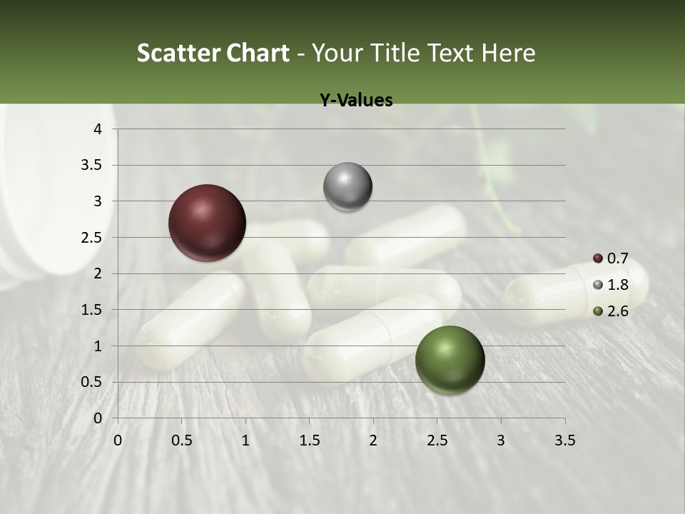 A Bunch Of Pills Sitting On Top Of A Wooden Table PowerPoint Template