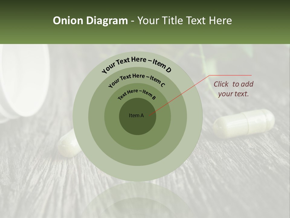 A Bunch Of Pills Sitting On Top Of A Wooden Table PowerPoint Template