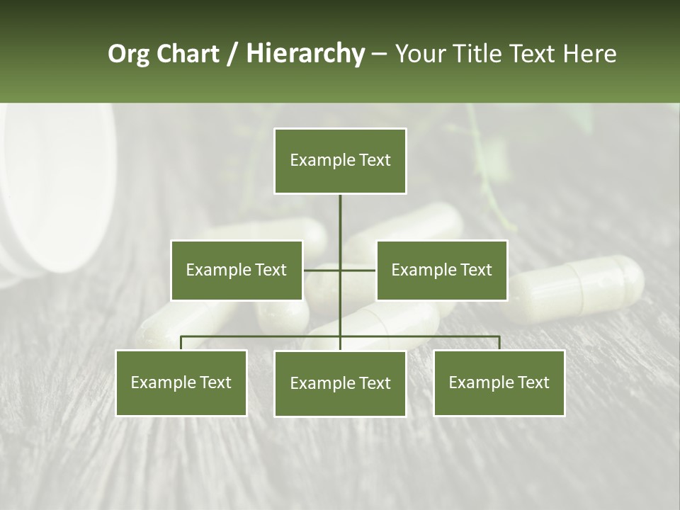 A Bunch Of Pills Sitting On Top Of A Wooden Table PowerPoint Template