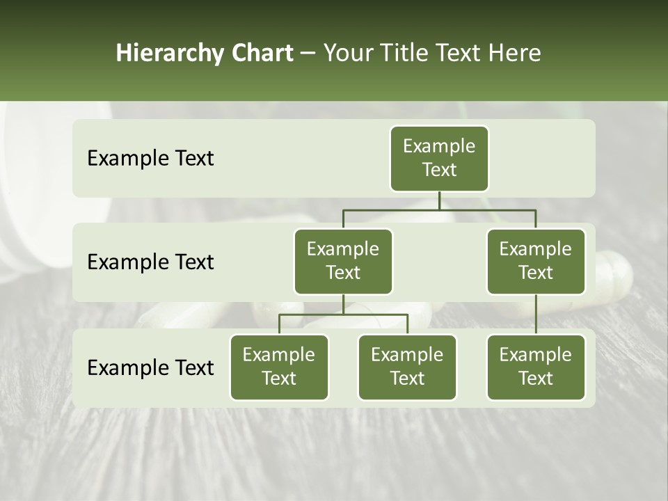 A Bunch Of Pills Sitting On Top Of A Wooden Table PowerPoint Template