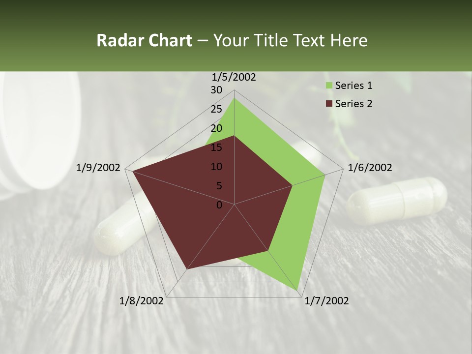 A Bunch Of Pills Sitting On Top Of A Wooden Table PowerPoint Template