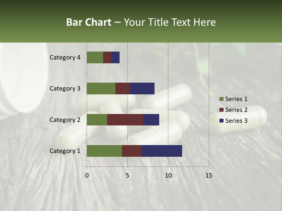 A Bunch Of Pills Sitting On Top Of A Wooden Table PowerPoint Template