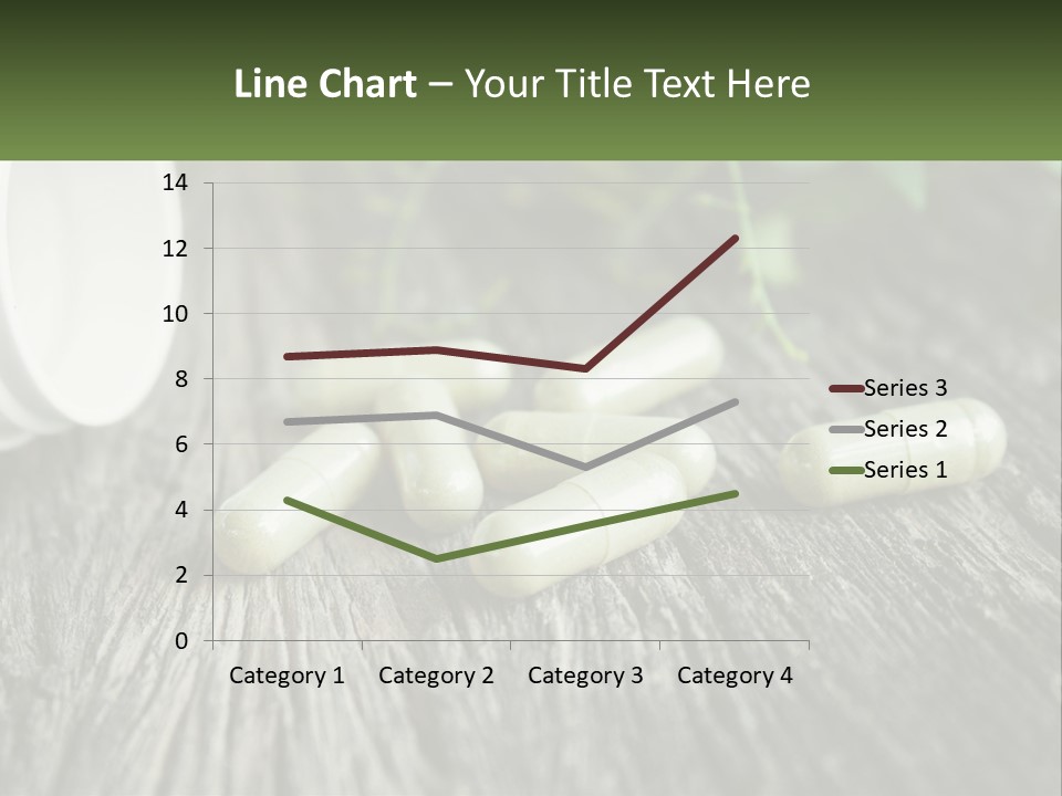 A Bunch Of Pills Sitting On Top Of A Wooden Table PowerPoint Template