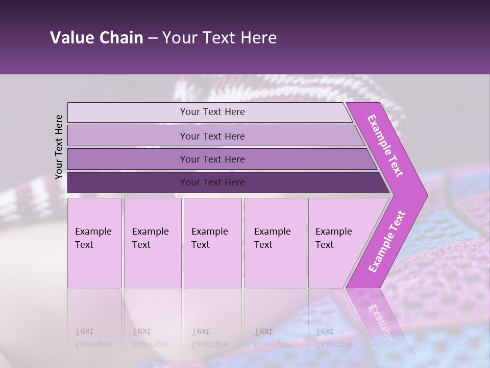 A Baby Wearing A Knitted Hat Laying On A Blanket PowerPoint Template