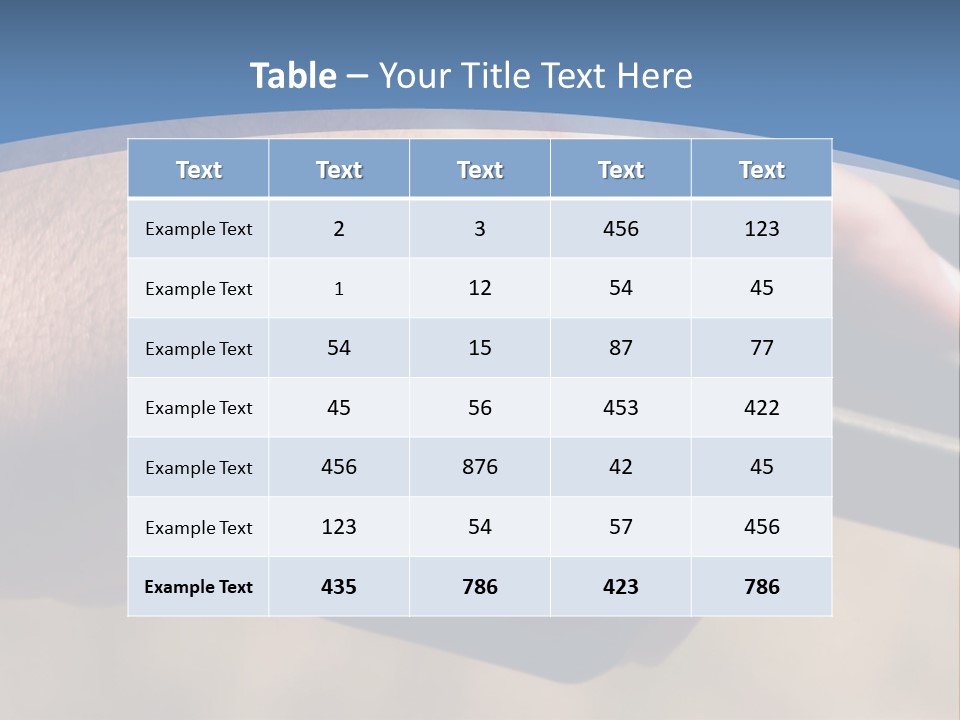 A Hand Holding A Gun In Front Of A Blue Sky PowerPoint Template