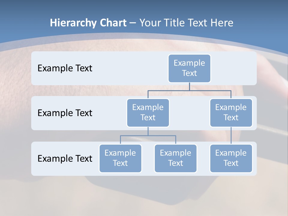 A Hand Holding A Gun In Front Of A Blue Sky PowerPoint Template