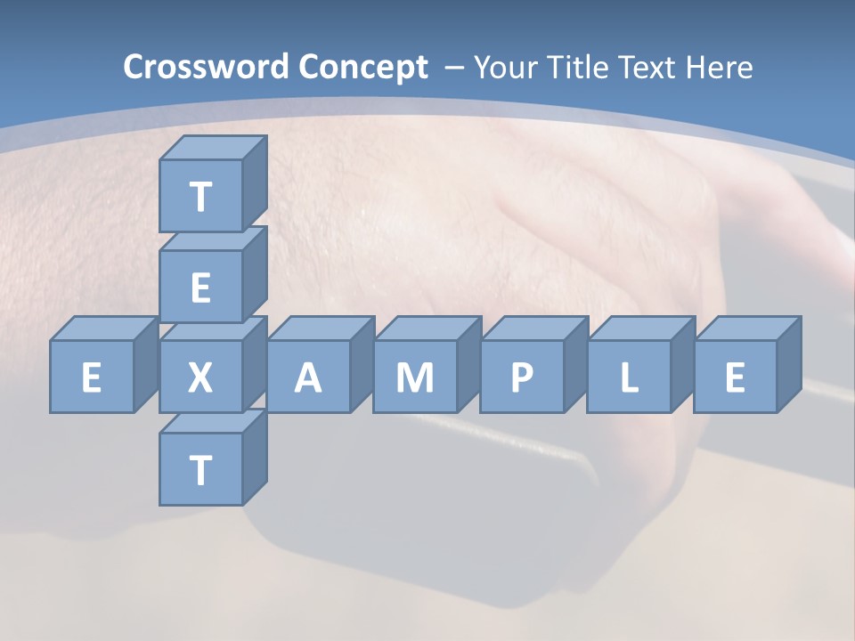 A Hand Holding A Gun In Front Of A Blue Sky PowerPoint Template