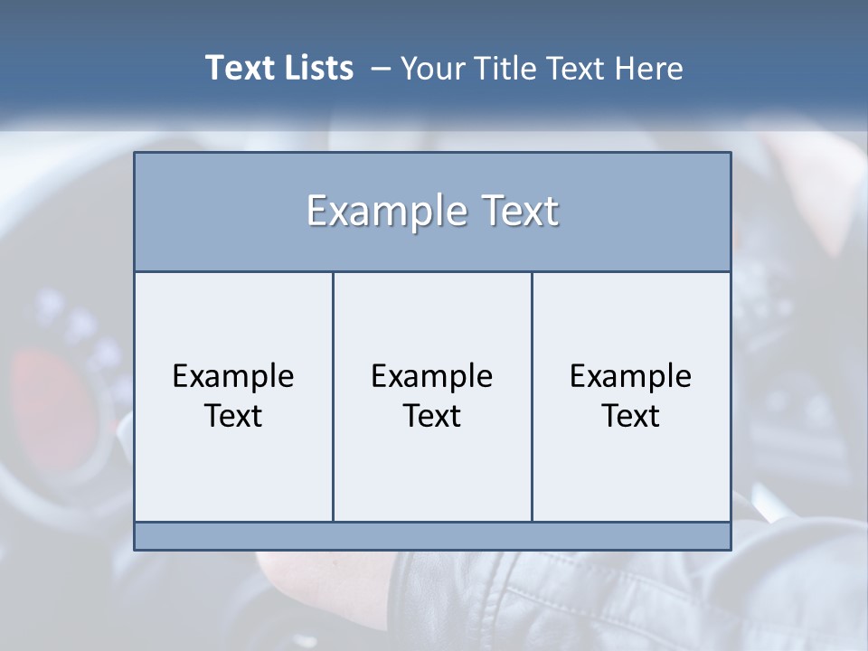 A Person Driving A Car With A Steering Wheel PowerPoint Template