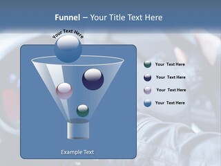 A Person Driving A Car With A Steering Wheel PowerPoint Template