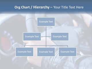 A Person Driving A Car With A Steering Wheel PowerPoint Template