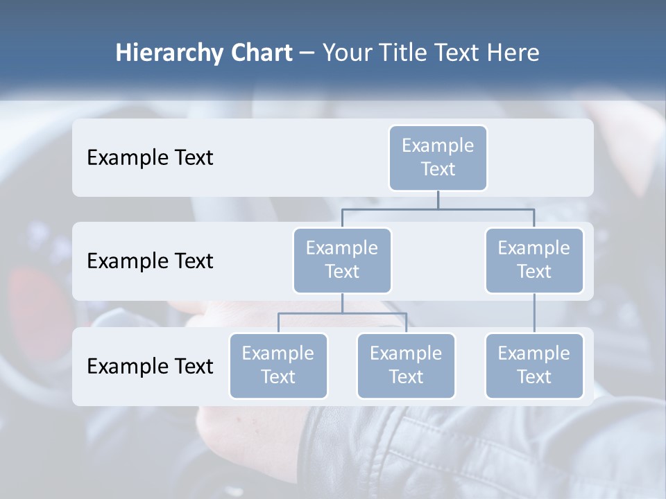 A Person Driving A Car With A Steering Wheel PowerPoint Template